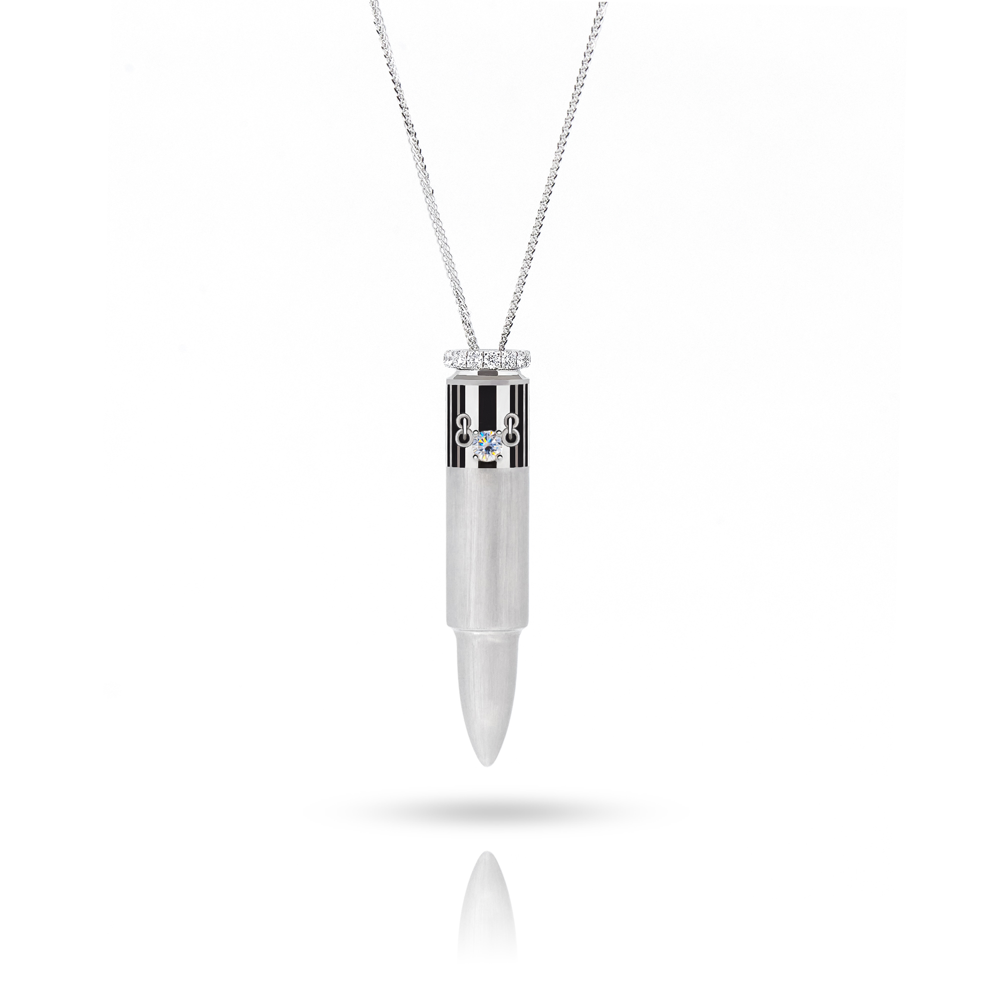 GIGAJEWE Rocket 18k Gold Necklace Set with Artificial Diamonds