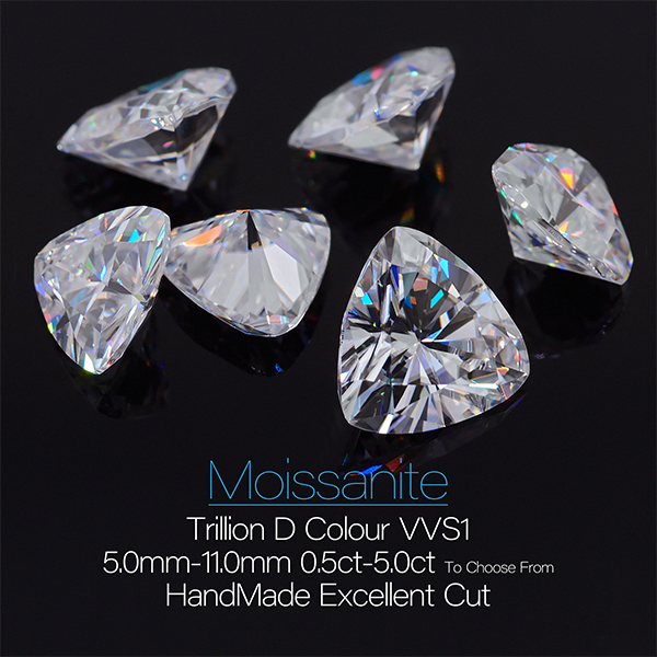 GIGAJEWE – TOP White D VVS1, Premium Moissanite Gemstone, Loose Diamond Test Passed For Jewelry Making