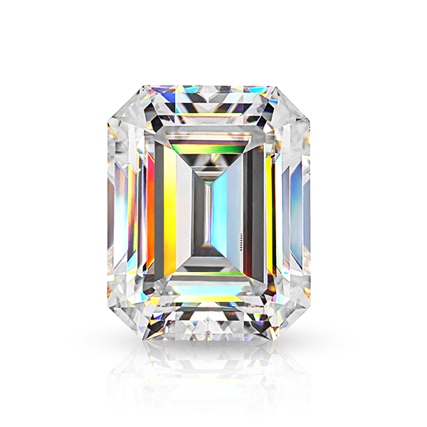 GIGAJEWE - TOP Emerald White D VVS1, Premium Moissanite Gemstone, Loose Diamond Test Passed, For Jewelry Making