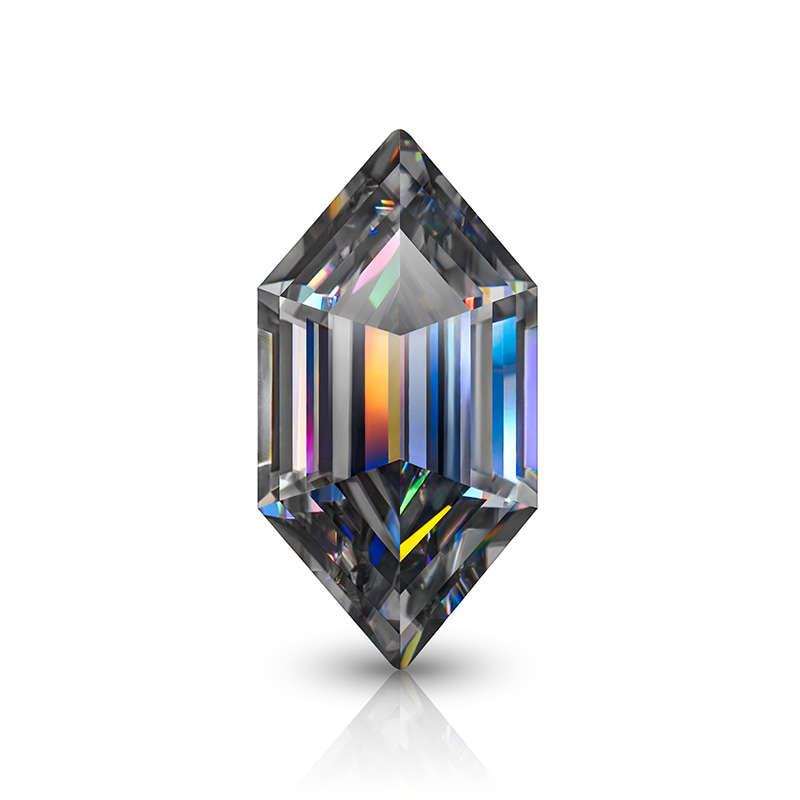 GIGAJEWE Hand-Cutting Dutch Marquise Gray VVS1 Moissanite Premium Gems Loose Diamond Test Passed Gemstone For Jewelry Making