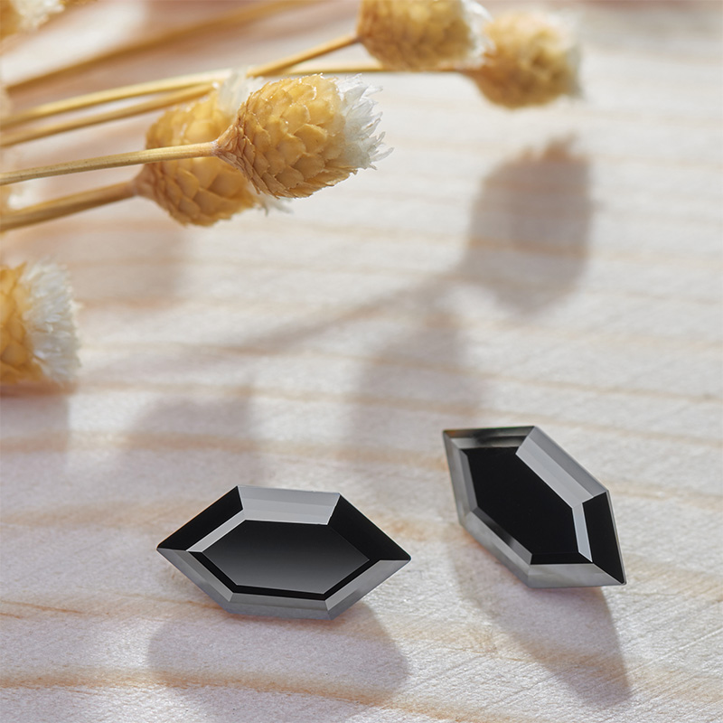 GIGAJEWE Hand-Cutting Dutch Marquise Black VVS1 Moissanite Premium Gems Loose Diamond Test Passed Gemstone For Jewelry Making