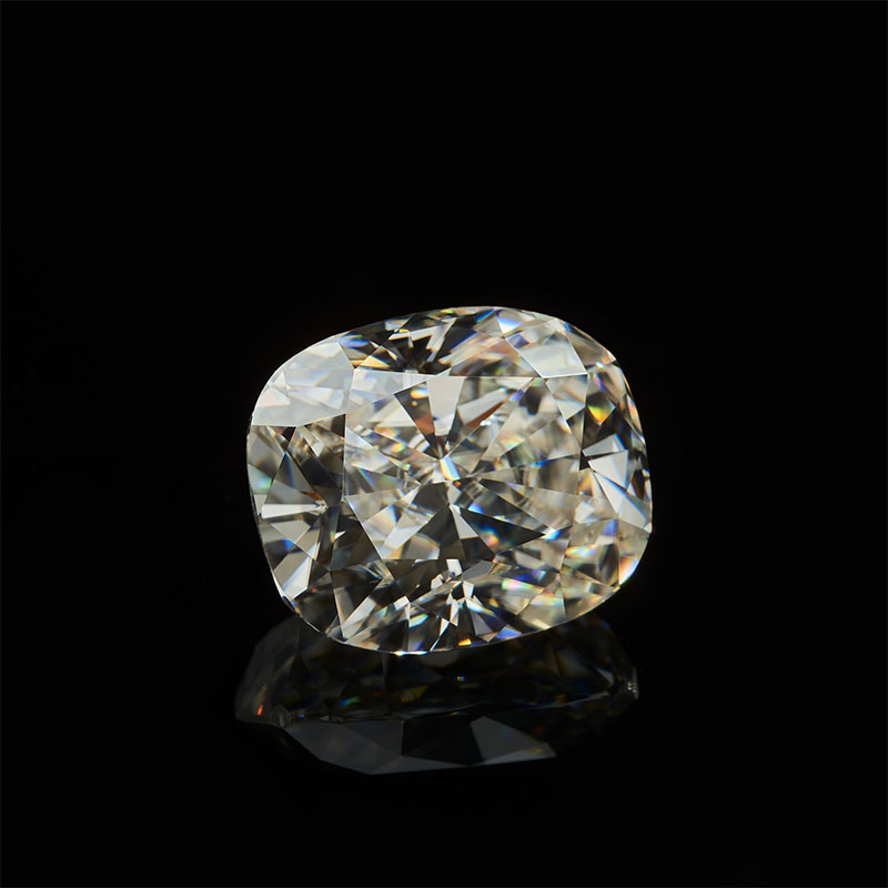 GIGAJEWE 13.5X16X8.76mm 13.7ct White D color Ice Crushed Cushion Cut VVS With Certificate Moissanite Loose Gemstone Excellent Cut