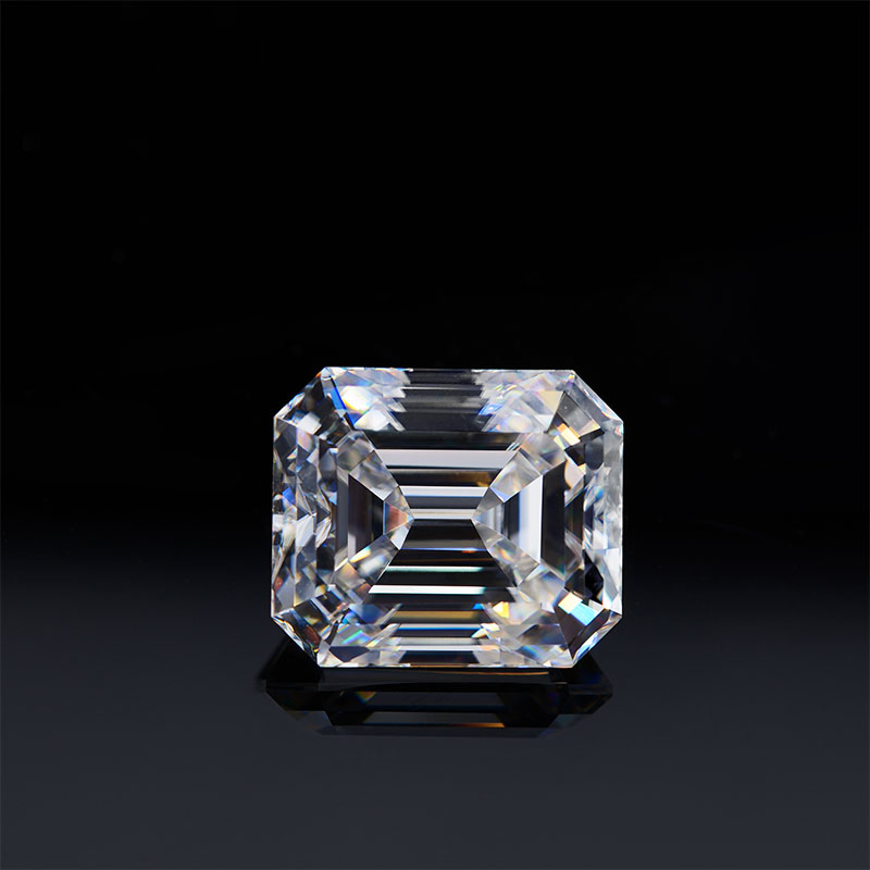 GIGAJEWE 13.6X16X9.44mm 16.79ct White D color Best Manual Emerald Cut VVS With Certificate Moissanite Loose Gemstone Excellent Cut