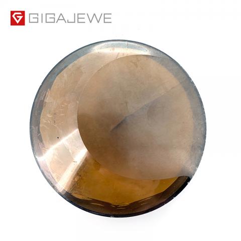 GIGAJEWE loose moissanite Factory Sic Loose Brown Color Stone Synthetic Diamonds Raw Material Moissanite Rough