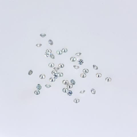 GIGAJEWE 1ct VVS1 White D 0.8-3.0mm Round Mini Small Size Moissanite Loose Diamond Test Passed Gemstone Design Jewelry Making