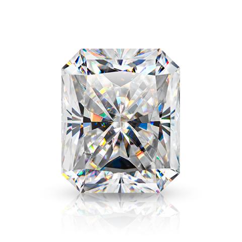 GIGAJEWE Hand-Cutting Radiant White TOP D VVS1 Moissanite Premium Gems Loose Diamond Test Passed Gemstone For Jewelry Making