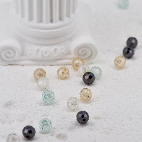 GIGAJEWE white Blue Black Yellow Color Synthetic Loose Genstone Round Cut Moissanite Beads,moissanite loose