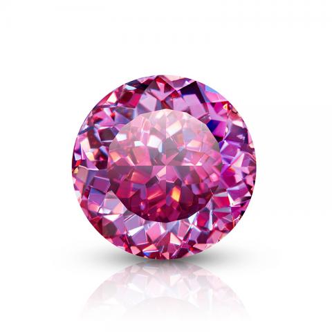 GIGAJEWE - Custom Moissanite, Portuguese Rose Red Color VVS1, Premium Gemstone, Loose Diamond Test Passed, For Jewelry Making