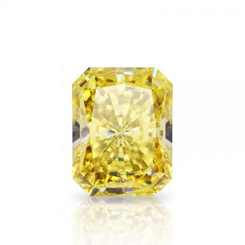 GIGAJEWE Natural Fancy Uncoated Yellow Color Moissanite Stone Loose Gemstone Vivid Yellow Radiant Cut Loose Gemstones Christmas Gifts