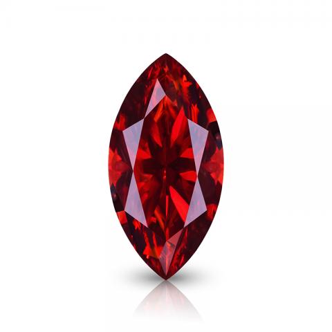 GIGAJEWE Red color Moissanite Marquise Cut Gemstone Loose Brilliant Stone With Certificate By Excellent Cut For Jewelry Making