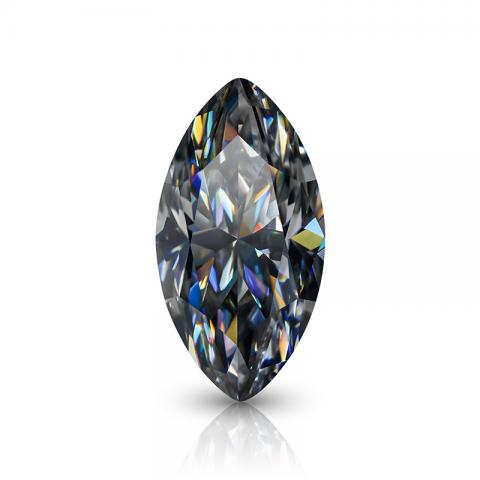 GIGAJEWE Hand-Cutting Marquise Grey VVS1 Moissanite Premium Gems Loose Diamond Test Passed Gemstone For Jewelry Making