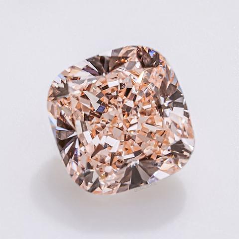 GIGAJEWE Cushion Cut 6.47 X 6.60 X 4.12mm 1.536ct VS1 Loose Diamond CVD Pink color polished Diamonds lab grown Diamonds
