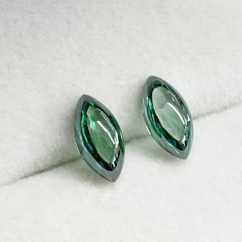 GIGAJEWE Green color VVS Marquise Cut Excellent Quality Moissanite Loose Gemstone With Certificate by Excellent Cut For Jewelry Making