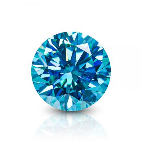 GIGAJEWE Ocean blue moissanite,Loose moissanite,Loose gemstone,Loose stone,Jewelry making stone,Round moissanite